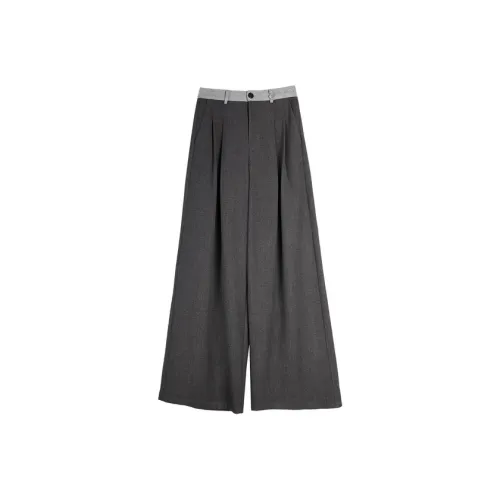 ELLE Темно-серые женские повседневные штаны