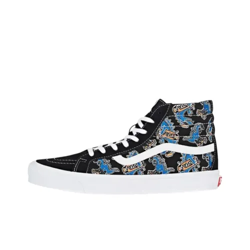 BARNEYS New York x Vans SK8 HI Высокие Скейтборд Кроссовки Мужские Черные Синие