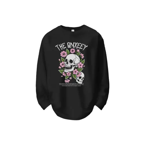 Qnxeey Длинный рукав T-рубашка унисекс