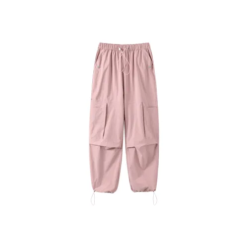 MIIOW Pink Women's Casual Pants MIIOW Розовые Женские Повседневные Брюки