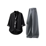 Чёрный + Белый Серый