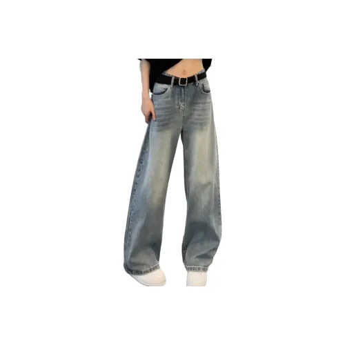 MORii Blue Unisex Jeans MORii Синий Унисекс Джинсы