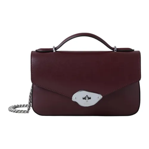 Mulberry Кожа Одно Плечо Сумка Женская Коричневая