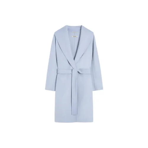 MaxMara Светло-Синий Женский Пальто