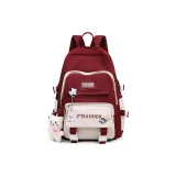 Красный и бежевый