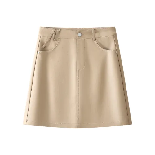Devanro Кожаные короткие юбки для женщин