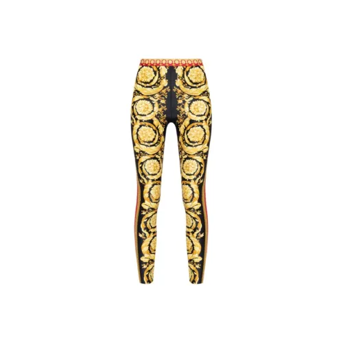 VERSACE Многоцветные Женские Повседневные Брюки