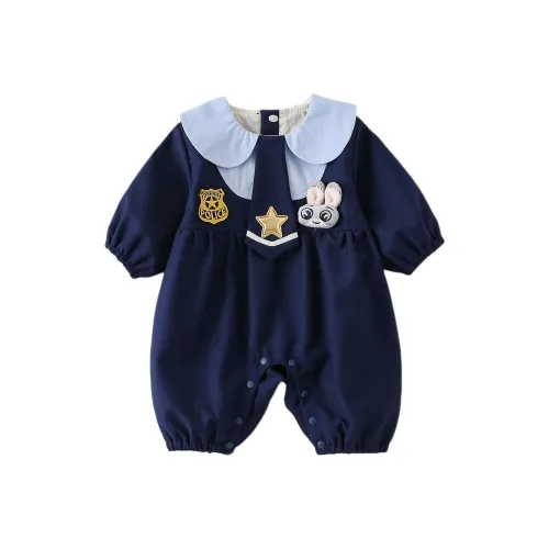 XiaoJinBu Темно-синий Детский Комбинезоны / Ползунки