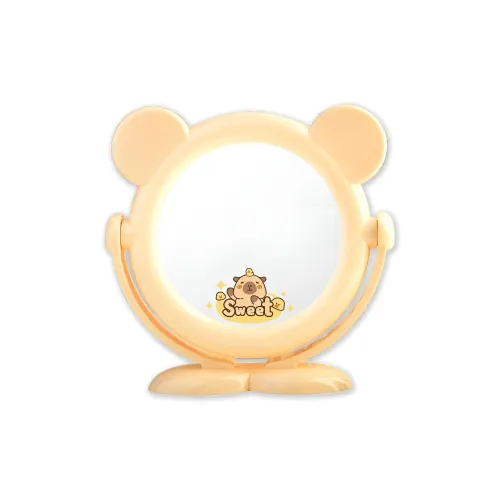 JOLLY BULL Капибара Двойной Сided Вращающийся Зеркало для макияжа Дом Использование Общежитие Макияж Портативный Stand Up Зеркальце