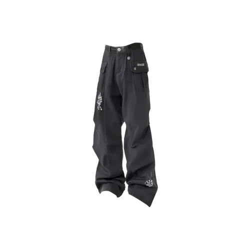 Qnxeey Унисекс Карго Брюки