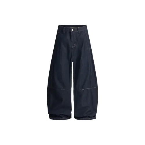 A3G4 Джинсовый синий Унисекс Джинсы