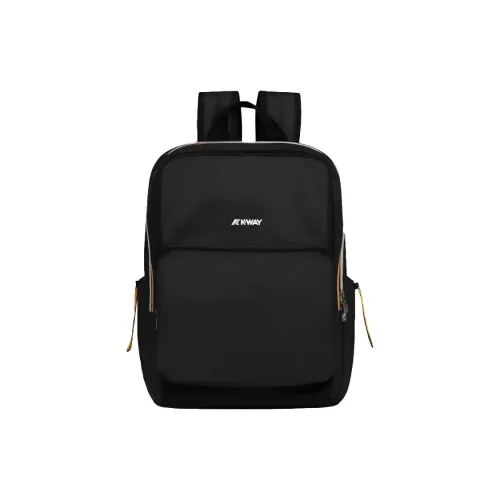 K WAY Нейлоновый рюкзак унисекс черного цвета