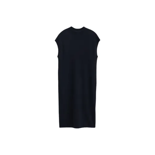 Filippa K Черные Женские Короткие Платья с Короткими Рукавами