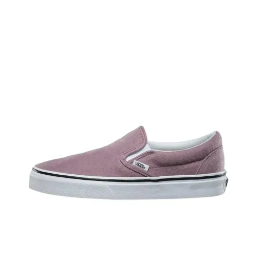 Vans CLASSIC Slip-On Скейтборд Кроссовки Мужские Фиолетовые
