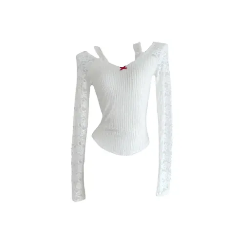 ETSE Белый Трикотажная ткань T Рубашка Женские T Рубашки