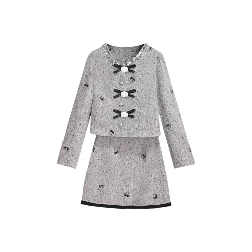 GORGEOUSIDEA Осенне-зимний комплект с юбкой для женщин