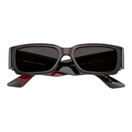 KHAITE Ацетат Квадратные Солнцезащитные Очки Унисекс Красные