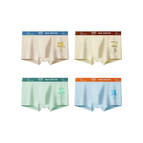 MIIOW 1 упаковка каждого цвета OF 4 Мужские боксер-шорты