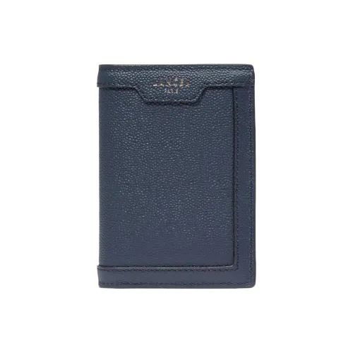 LANCEL Кожа Кошелек Мужской Темно-синий