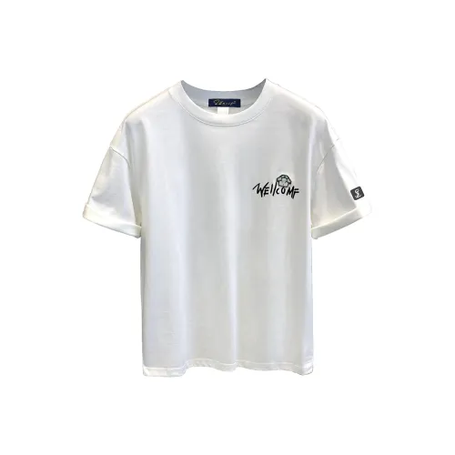 SLLAVIF Белая Мужская T-Рубашка