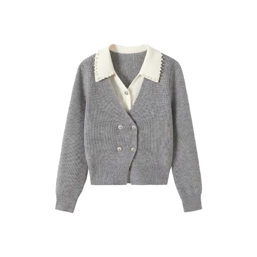 TOUCH Светло-серый Женский Трикотаж