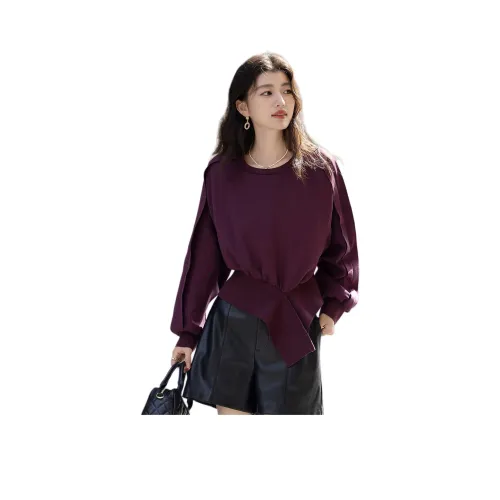 Dme Баклажаново-фиолетовый Женский Свитшот