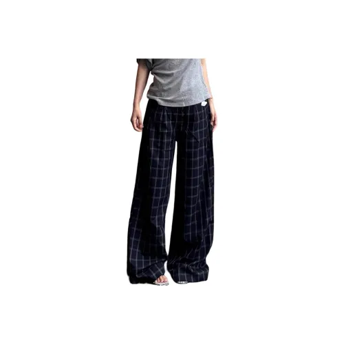 MUCCHIC Темно-синие женские повседневные штаны