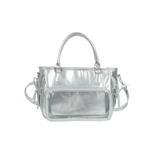 CARTELO Нейлон Рюкзак Портативный Одно Плечо Сумка через плечо Женская Серебряная Черная