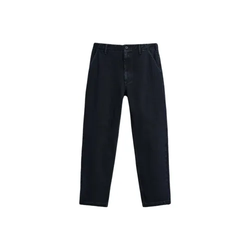 ZARA Глубокий морской синий Мужские Джинсы