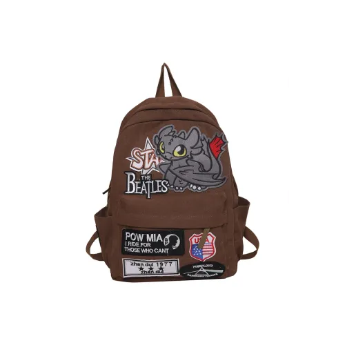 Parker Bear Холст Рюкзак Стандартный Женский Кофейный