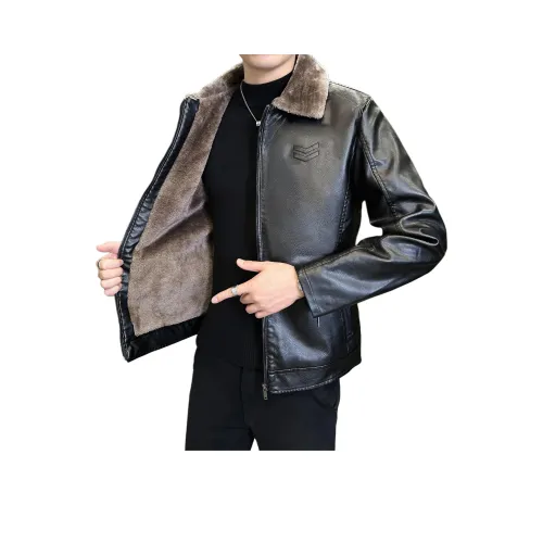 PIERRE CARDIN Кожа Куртка Унисекс