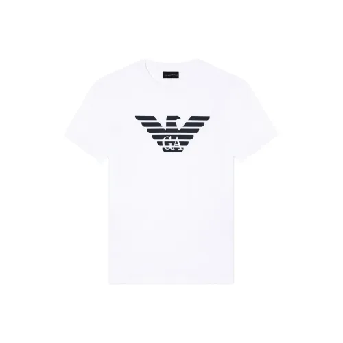EMPORIO ARMANI Белые Мужские T-рубашки