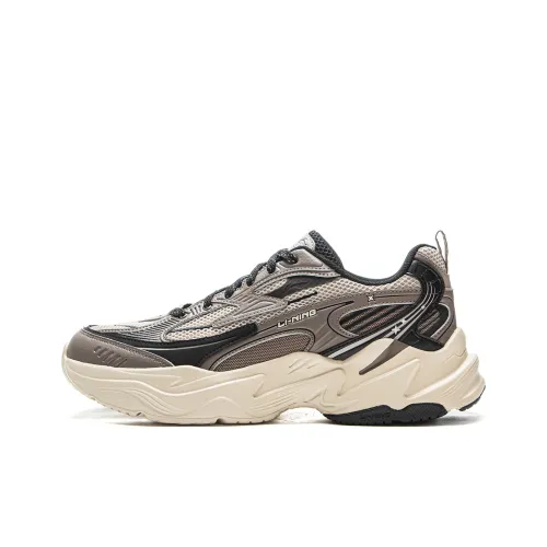 LINING Meteor Повседневный Низкий Топ Дерево Серый/Коричневый/Пыльный Серый Мужской