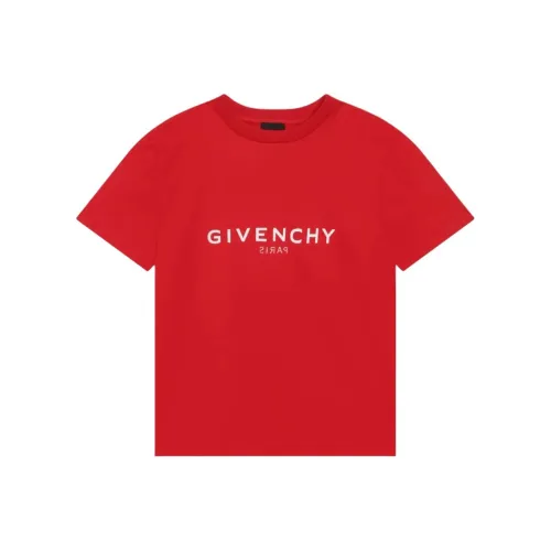 Givenchy Красные Детские Рубашки T