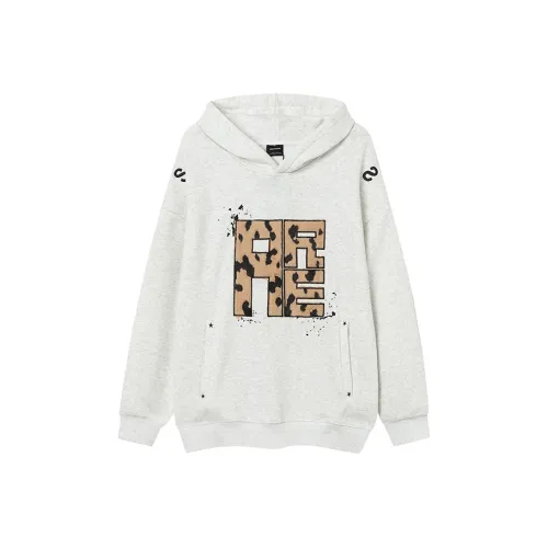 OYANXI Светло-серый, с флисовой подкладкой, женские свитшоты