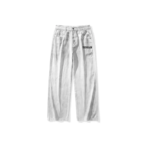 TAIZILONG LLC2596 Белый Унисекс Джинсы