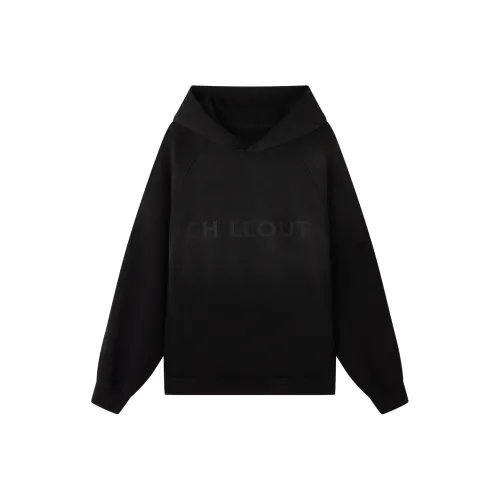 RIVER STONE Черный, Loose Fit, Unisex Свитшоты