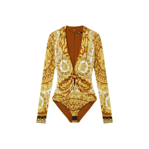 VERSACE Золотое женское боди