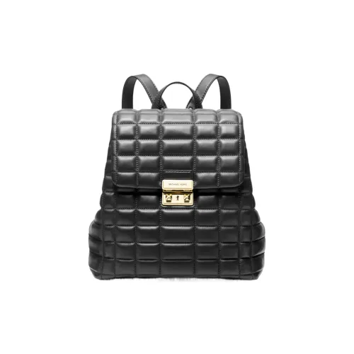 MICHAEL KORS Tribeca Sheepskin Backpack Small Women's Black