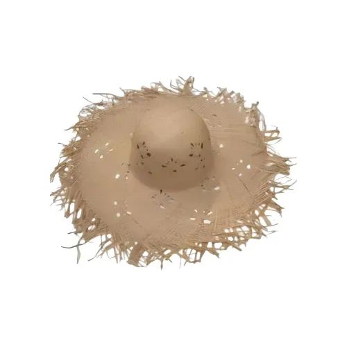 Peach Tea Рафия Шляпы ведра Женские