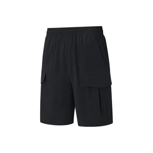 XTEP Глубокий Черный Женские Повседневные Шорты