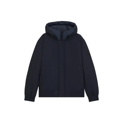 Hugo Boss Темно-синий Мужской Пуховик