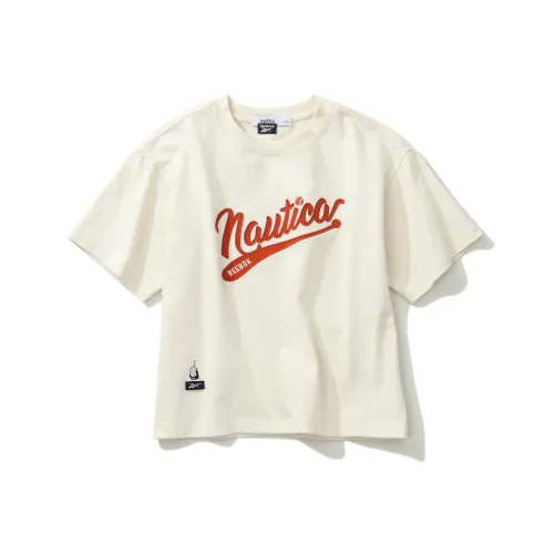 Nautica White Sail Reebok Collaboration T-Shirt Женская