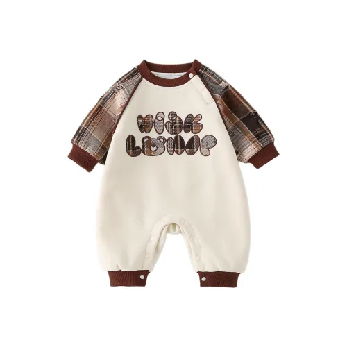 XiaoJinBu Светло-коричневый Детский Комбинезон / Ползунки