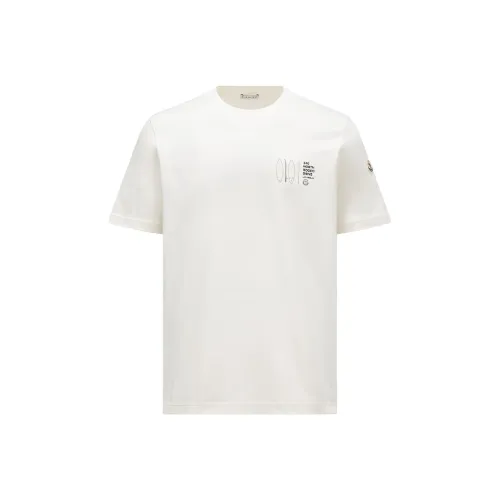 MONCLER Белая Мужская T-рубашка