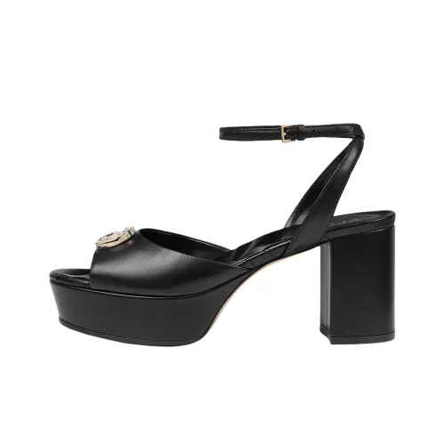 GUCCI Double G One Strap Sandals 7,5cm Women's Black