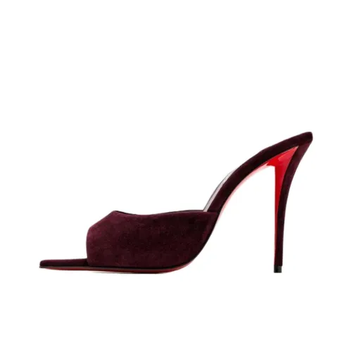 CL Слипоны 10 см Женские Red