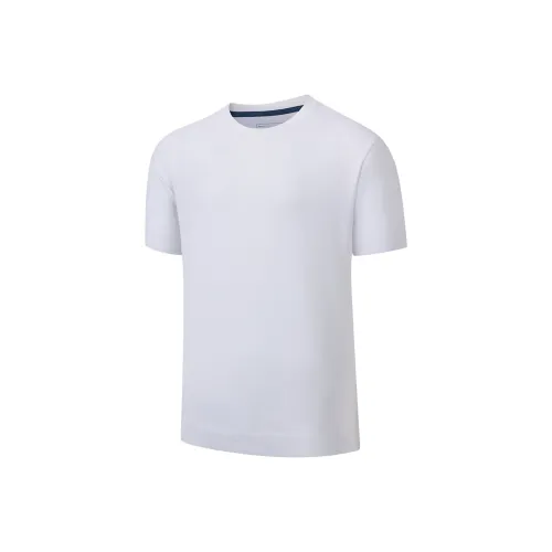 Saucony Простой Пустыня Белый Унисекс T-рубашки