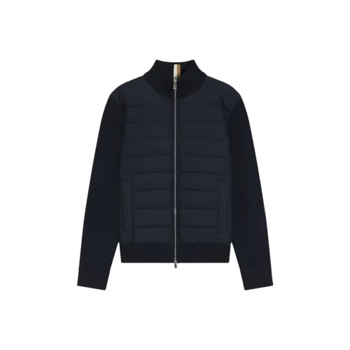 Hugo Boss Темно-синий Мужской Пуховик