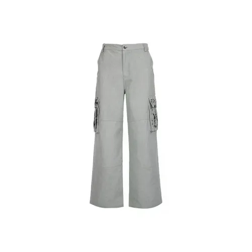 TZ Official Light Gray Unisex Cargo Pants TZ Official Светло-серые Унисекс Карго Брюки